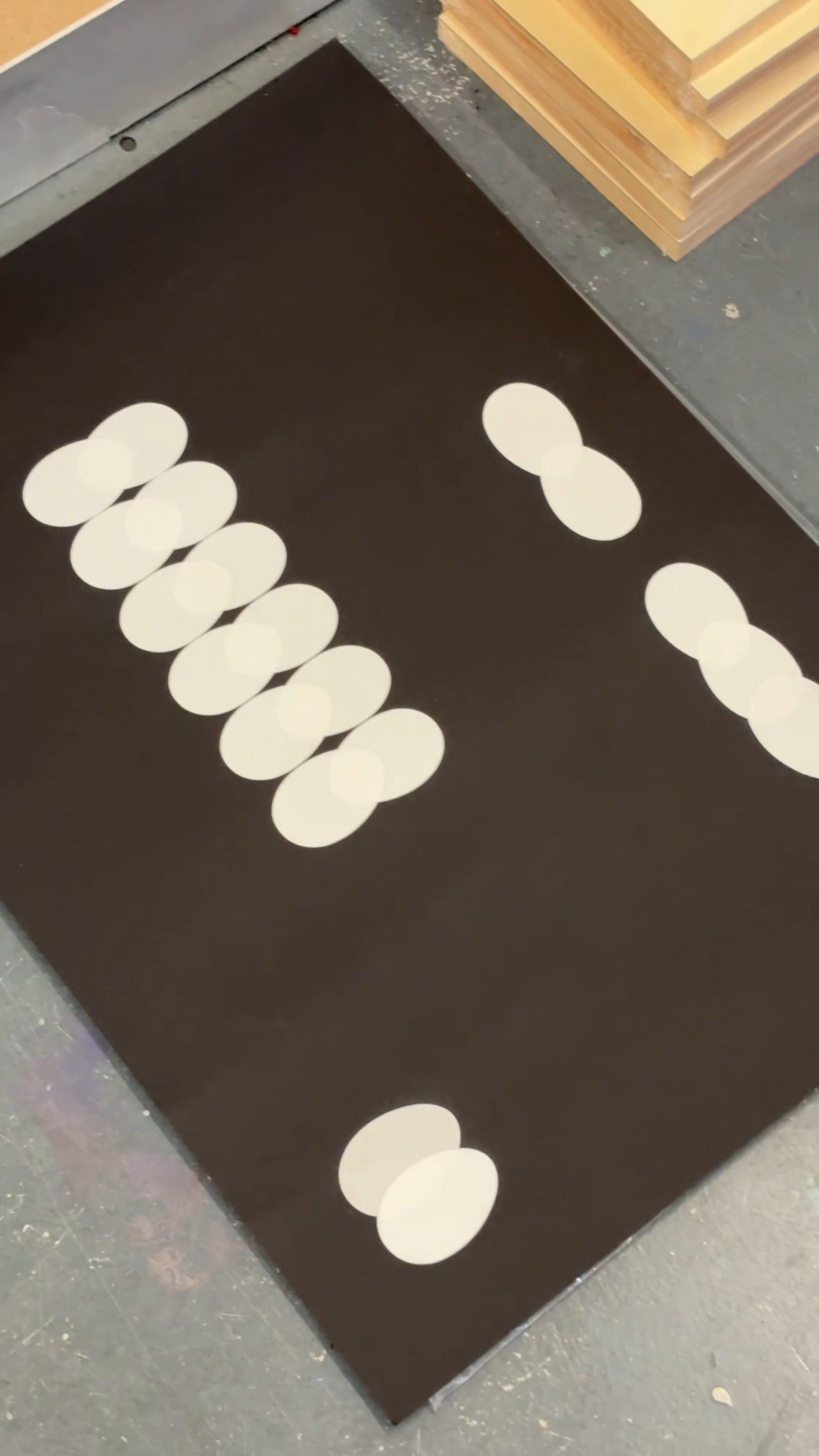 Sohee Goo, panel with overlapping ovals