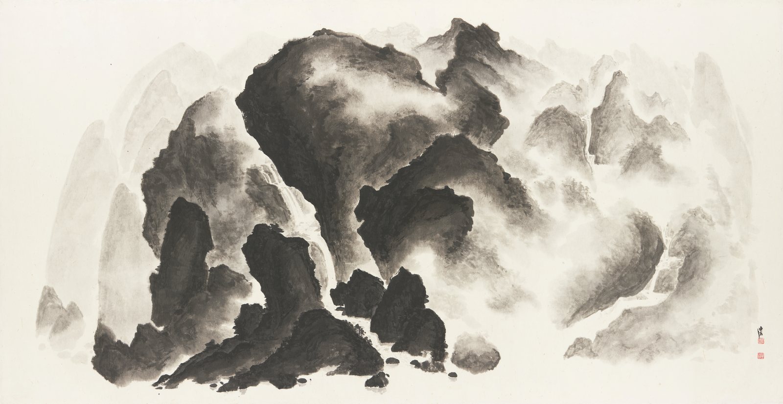 Park Kyoung Mug, Silent Rock Landscape 4, 2017