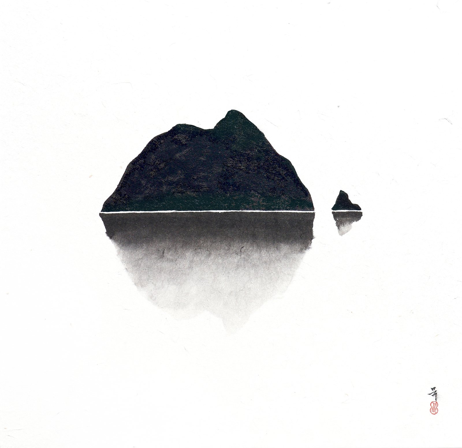 Park Kyoung Mug, Still Breath-Rock 0109, 2025