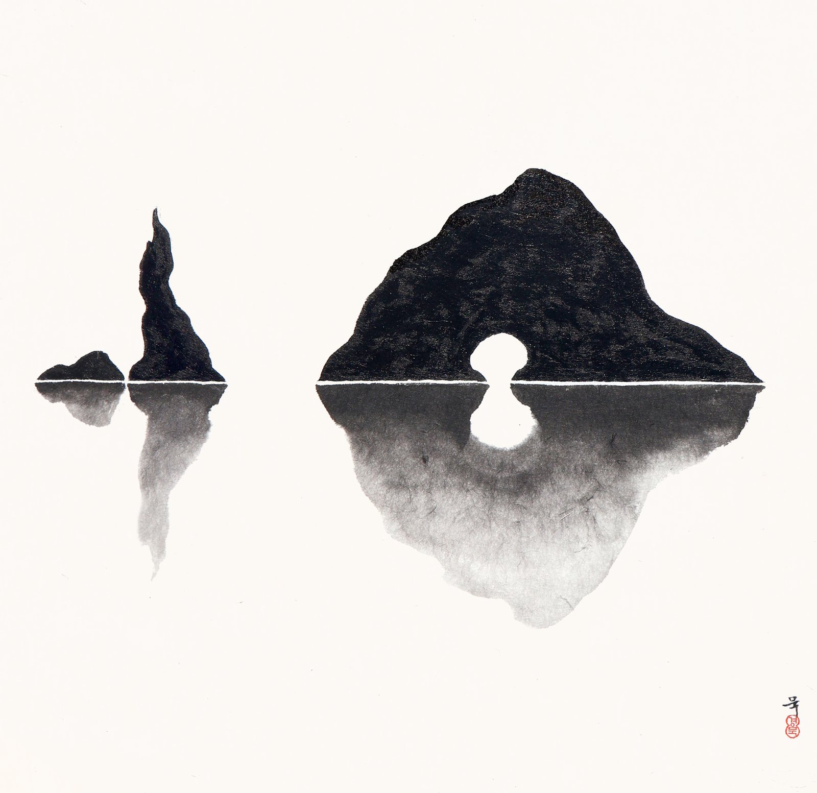 Park Kyoung Mug, Still Breath-Rock 0111, 2025